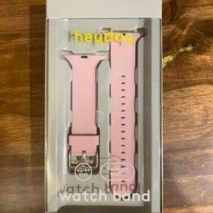 heyday Silicone Adjustable Watch Band for Apple Watch 42/44mm Blush Color